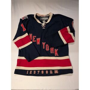 NY Rangers Men Size 48 Marc Staal NHL 85th anniversary Hockey Jersey Reebok